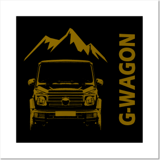 G wagon br463 gold Posters and Art